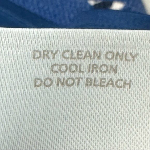 BODEN Skirt size 10R Martha Blue Red Pencil Floral Lined back vent - Picture 10 of 10